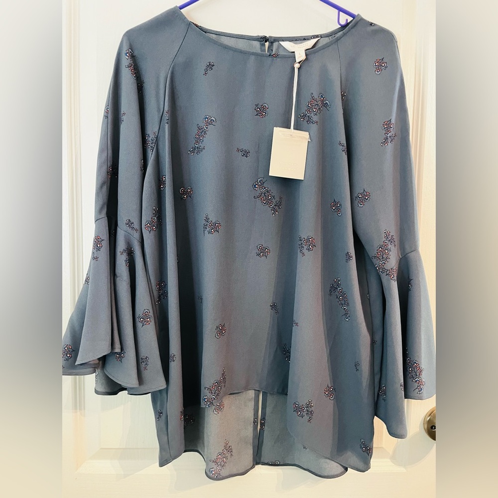 Long Sleeved Floral Blouse